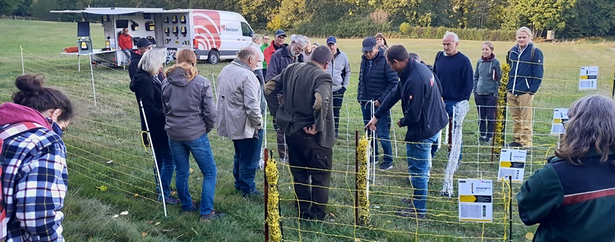 Informationsnachmittag zum Thema Wolf und Herdenschutz in Helsa-Eschenstruth